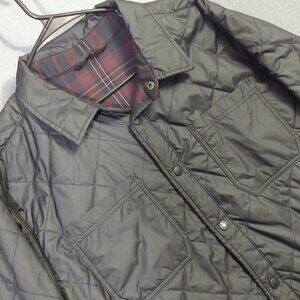 The North Face Jacket Men's XL Black Fort Point Flannel Snap Reversible Shacket